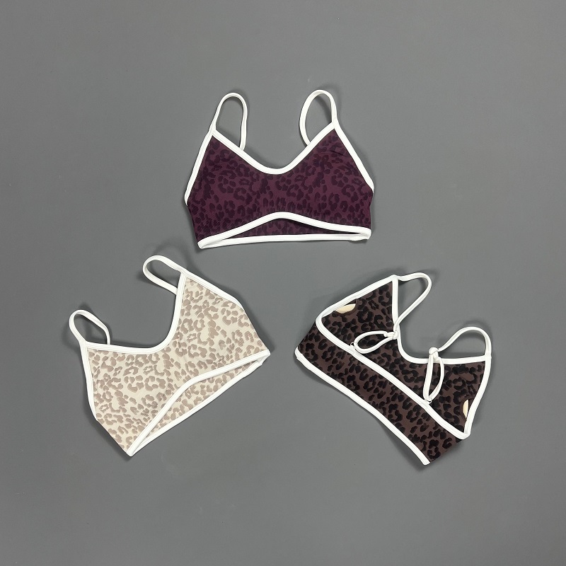 HISTELLO Sports Bra Women Leop - Sports Bra Racerback 评论和价格