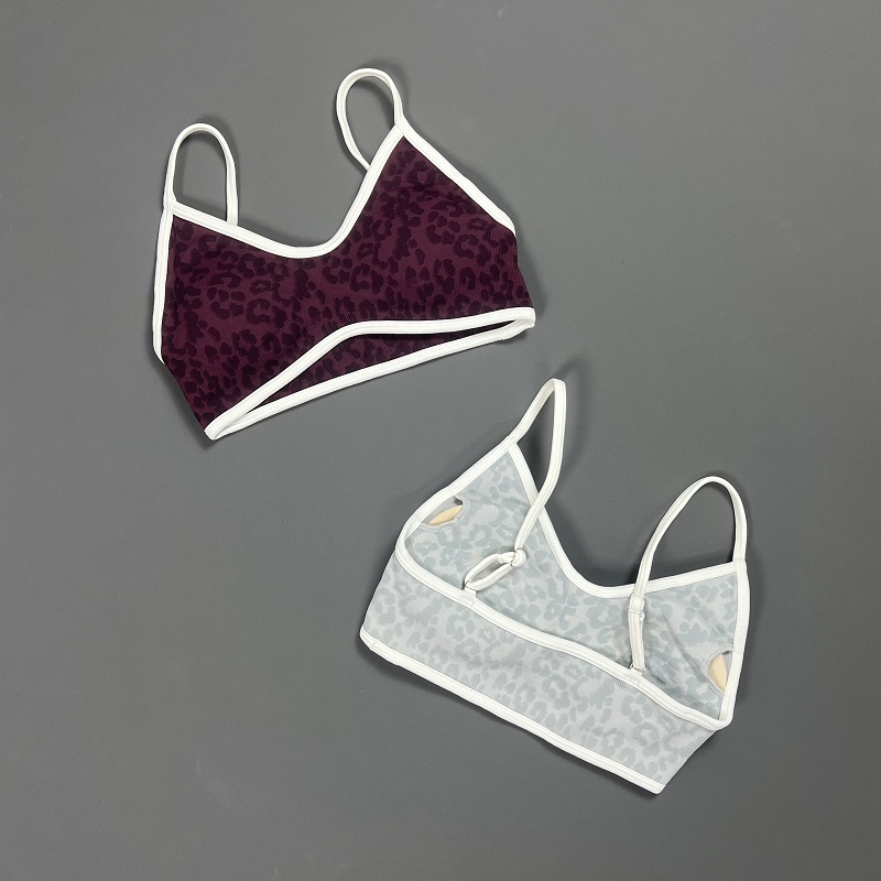 HISTELLO Sports Bra Women Leop - Sports Bra Racerback 评论和价格