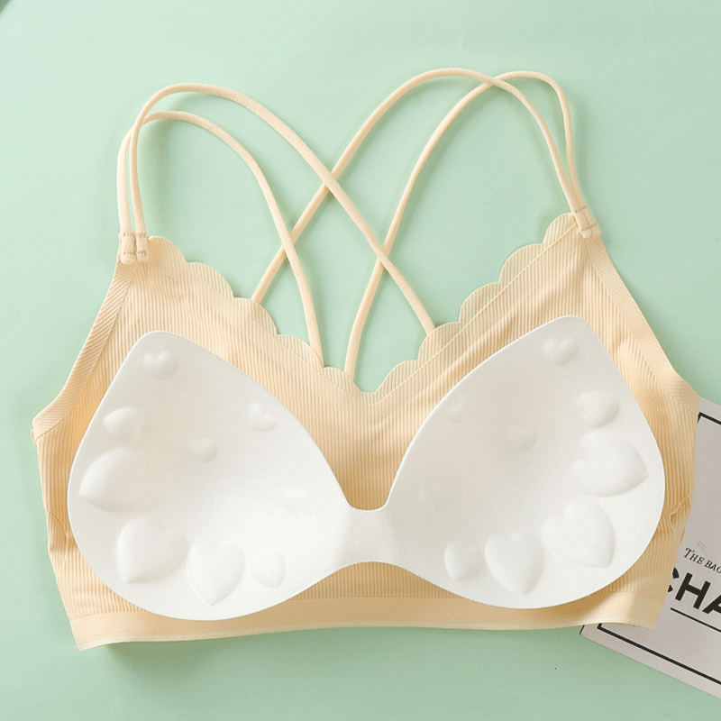 3D Sexy Lingerie Seamless Spor - Lace Bralette Set 评论和价格
