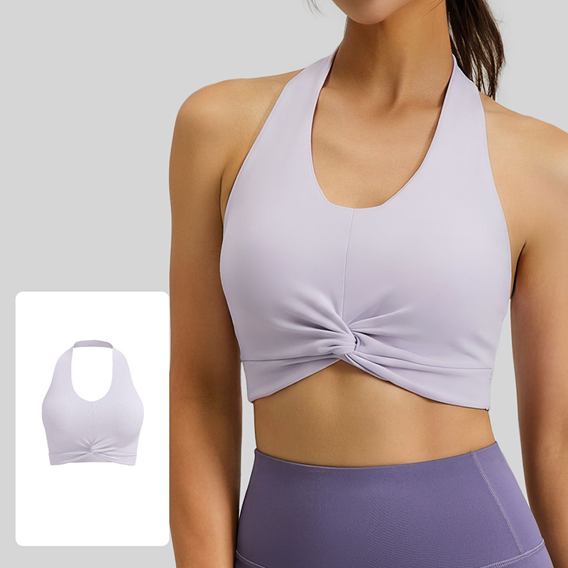 New Women Halter Neck Sports B - Plunge Bra Push Up 评论和价格