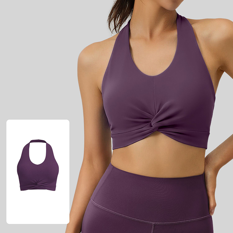 New Women Halter Neck Sports B - Plunge Bra Push Up 评论和价格
