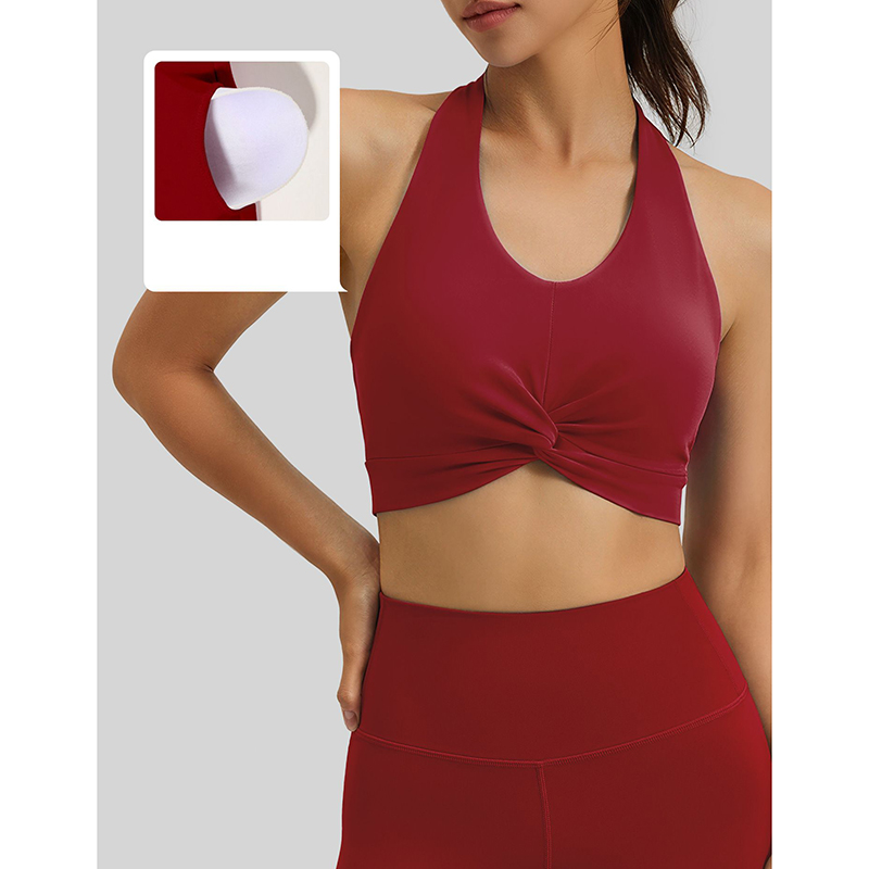 New Women Halter Neck Sports B - Plunge Bra Push Up 评论和价格