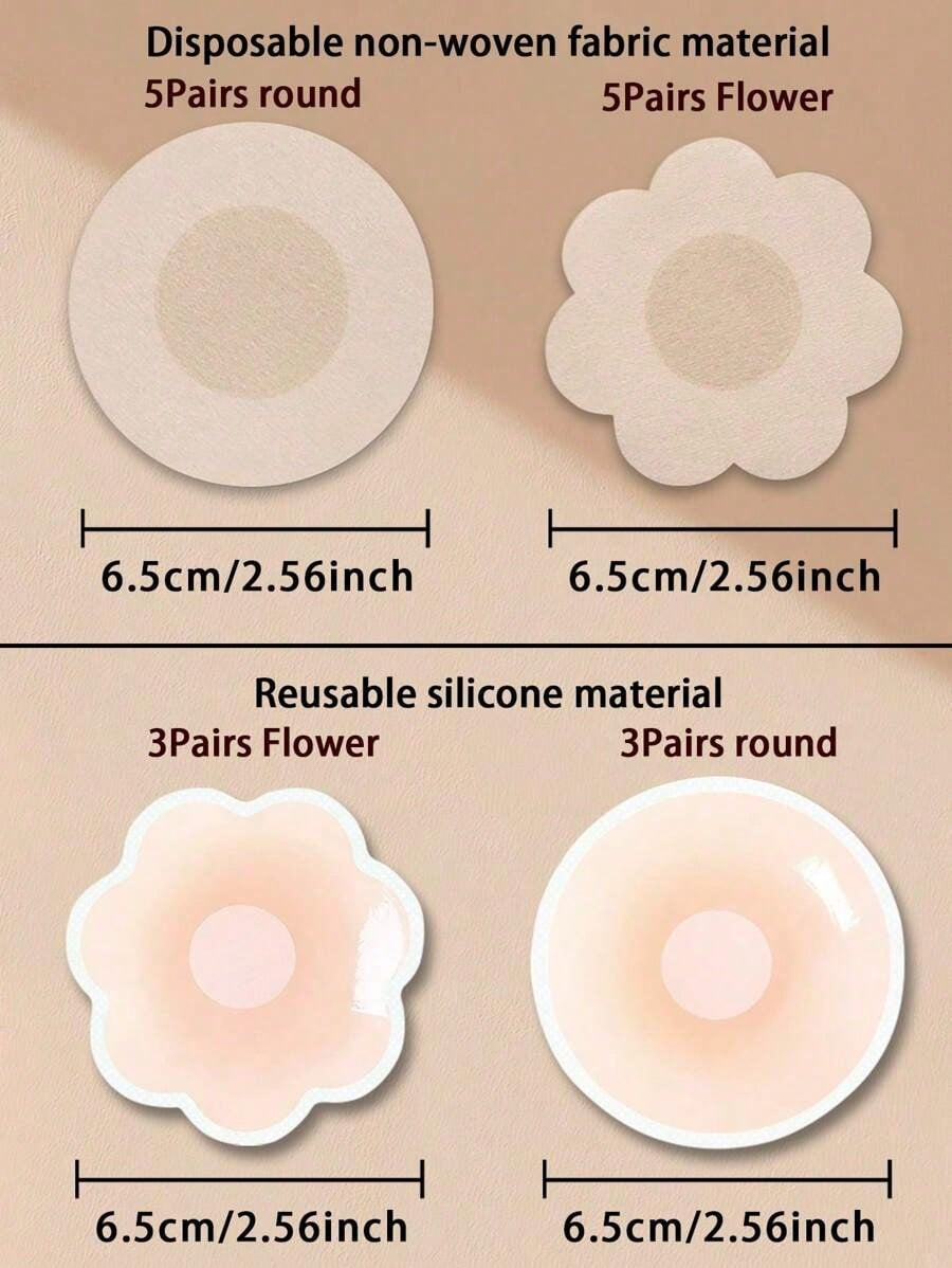 2Pcs Of Packaged Breast Sticke - Push Up Bra Silicone 评论和价格