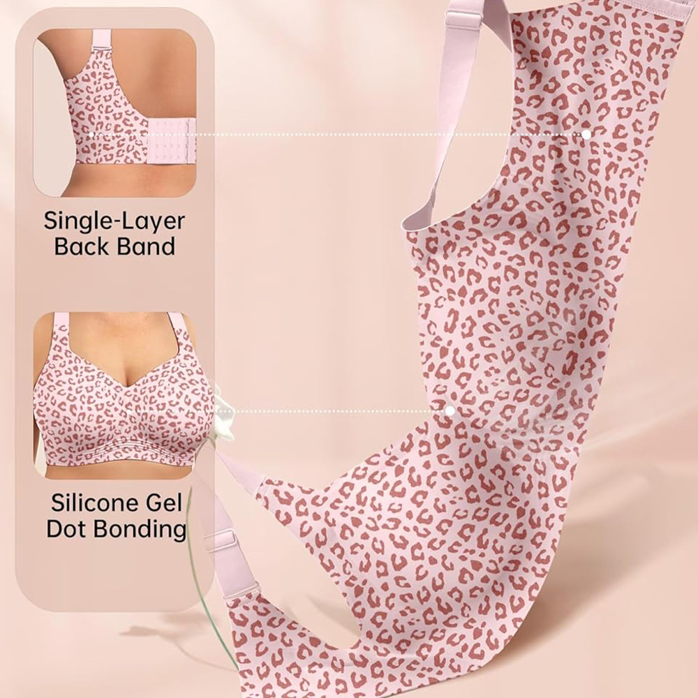 Leopard Jelly Bras No Underwir - Full Coverage Bra 评论和价格