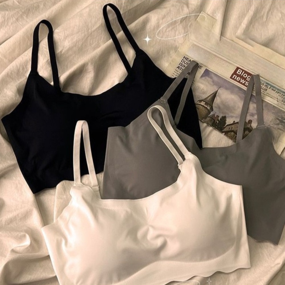 Seamless Bra for Women Ice Sil - Sleep Bra Bralette 评论和价格