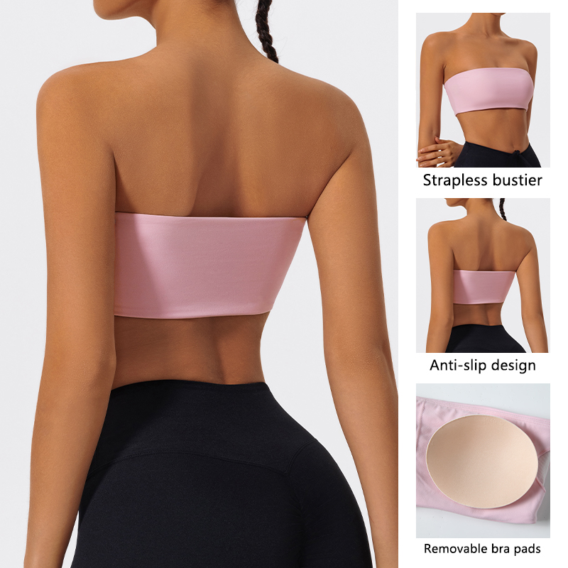Strapless Sports Bra Gym Crop  - Sports Bra Racerback 评论和价格