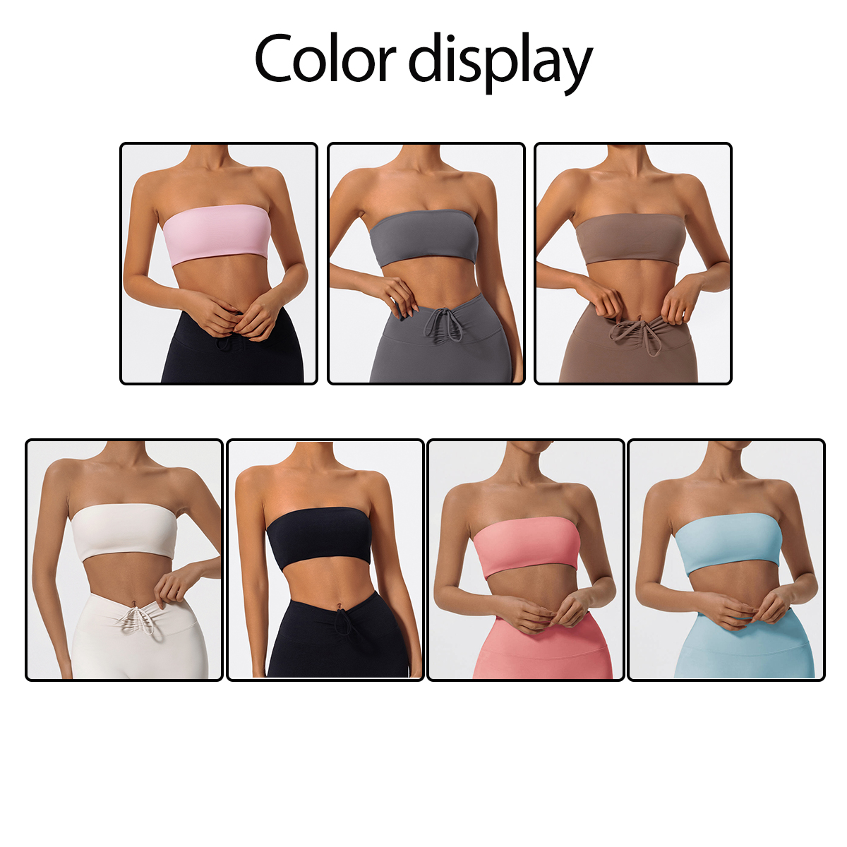 Strapless Sports Bra Gym Crop  - Sports Bra Racerback 评论和价格