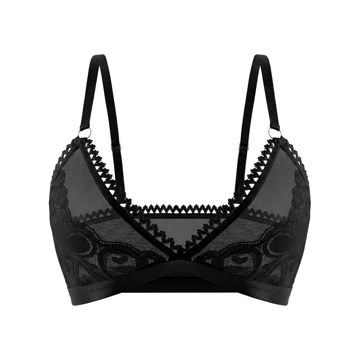 3pcs/Set Women Sexy Heart Lace - Sheer Bra Lace 评论和价格