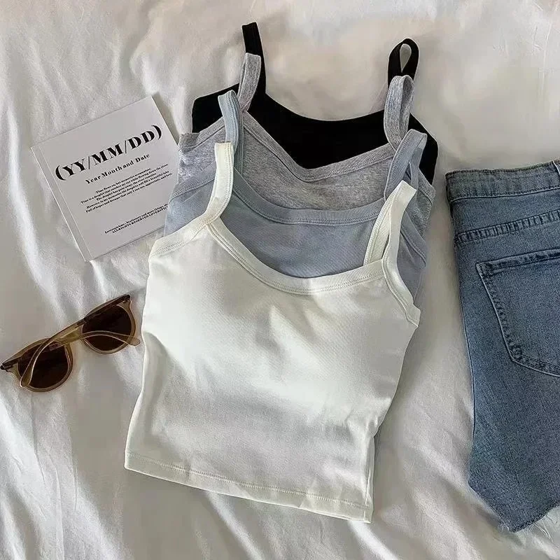 Sexy Sleeveless Crop Top for W - T Shirt Bra Seamless 评论和价格