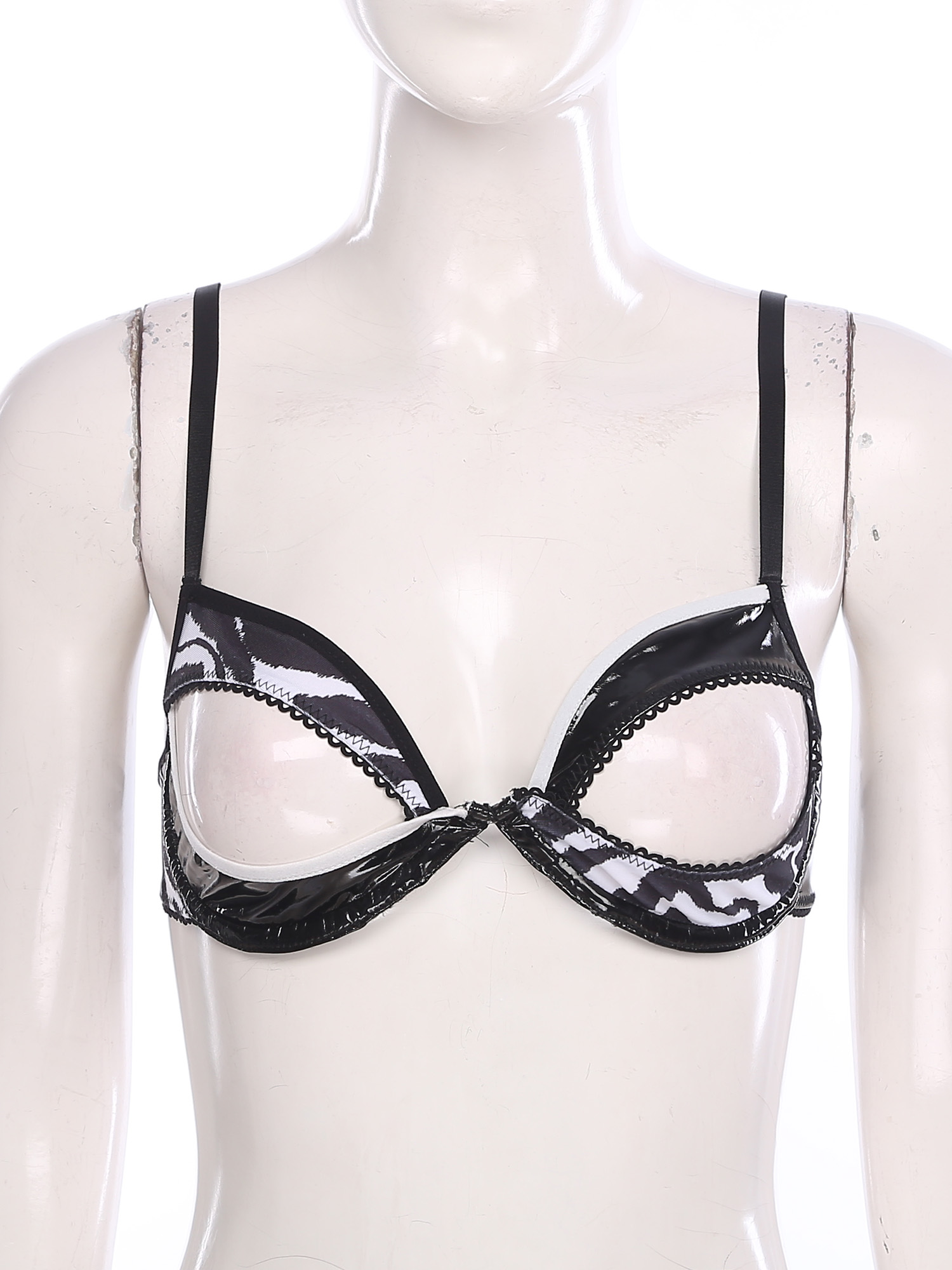 Womens Hollow Out Cup Bra Bral - Demi Bra Balconette 评论和价格