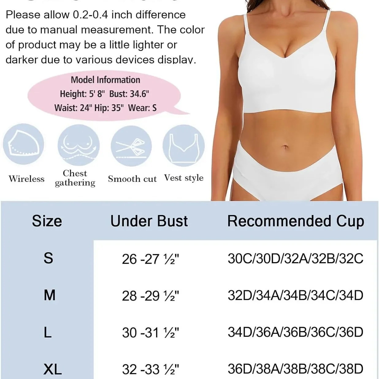Top RatedSeamlLow Back Bra Sup - Convertible Bra Multiway 评论和价格